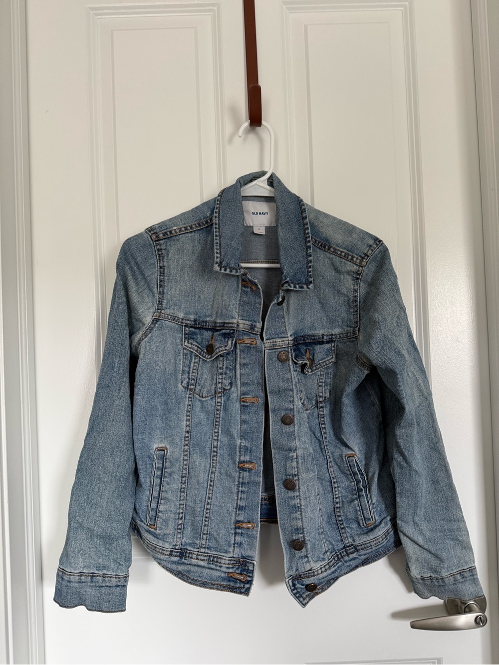 Old Navy Vintage-Inspired Light Blue Denim Jacket